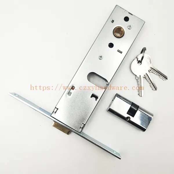 Plane Shape Lock Body Oval Cylinder Hole Egypt Locks for Aluminum PVC Door Window Lock